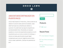Tablet Screenshot of droidlawn.com